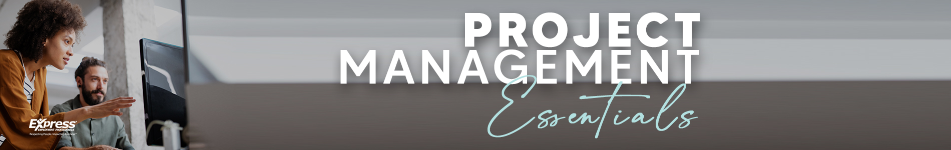 project management web page image